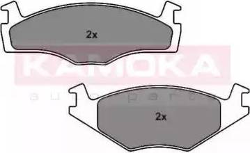 Kamoka 101838 - Тормозные колодки, дисковые, комплект www.autospares.lv