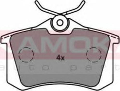 Kamoka 1013576 - Bremžu uzliku kompl., Disku bremzes www.autospares.lv