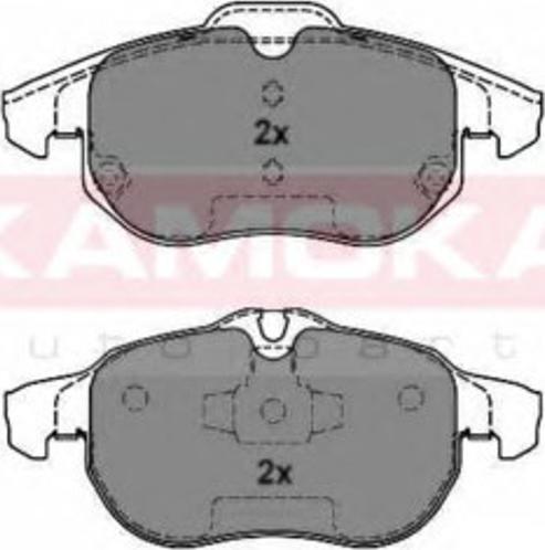 Kamoka 1013040 - Brake Pad Set, disc brake www.autospares.lv