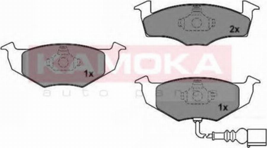 Kamoka 1013268 - Brake Pad Set, disc brake www.autospares.lv