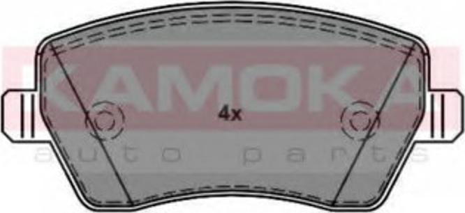 Kamoka 1013234 - Brake Pad Set, disc brake www.autospares.lv