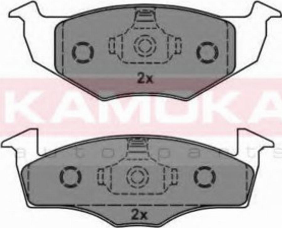 Kamoka 1012576 - Тормозные колодки, дисковые, комплект www.autospares.lv