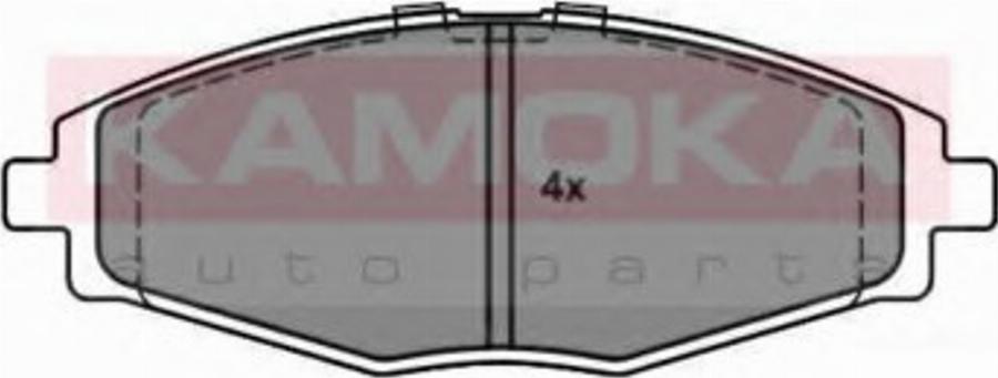 Kamoka 1012674 - Bremžu uzliku kompl., Disku bremzes www.autospares.lv