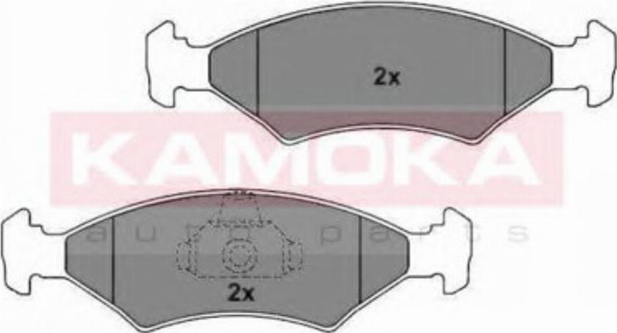 Kamoka 1012162 - Bremžu uzliku kompl., Disku bremzes www.autospares.lv