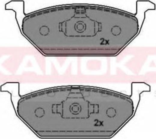 Kamoka 1012188 - Тормозные колодки, дисковые, комплект www.autospares.lv