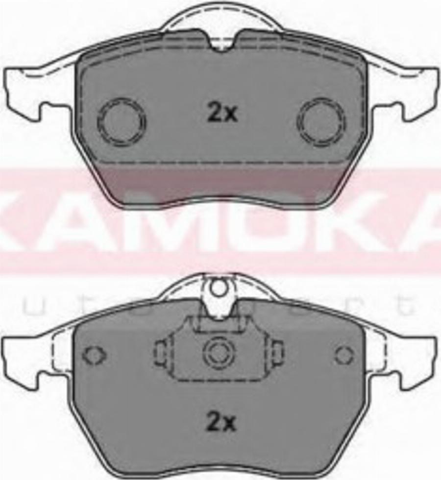 Kamoka 1012136 - Bremžu uzliku kompl., Disku bremzes www.autospares.lv