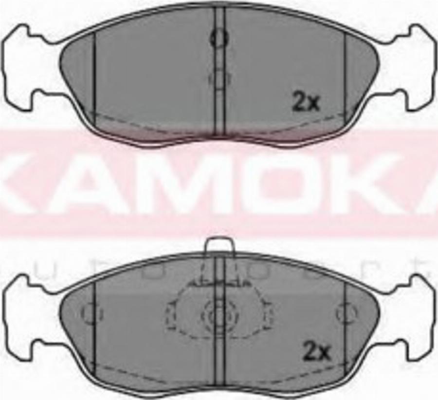 Kamoka 1012336 - Brake Pad Set, disc brake www.autospares.lv