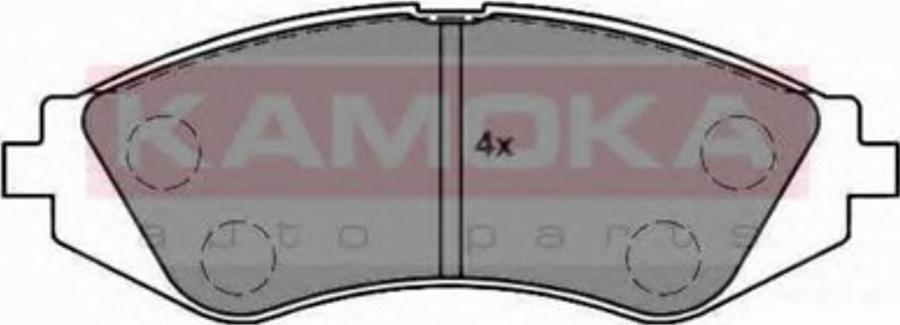 Kamoka 1012232 - Bremžu uzliku kompl., Disku bremzes www.autospares.lv