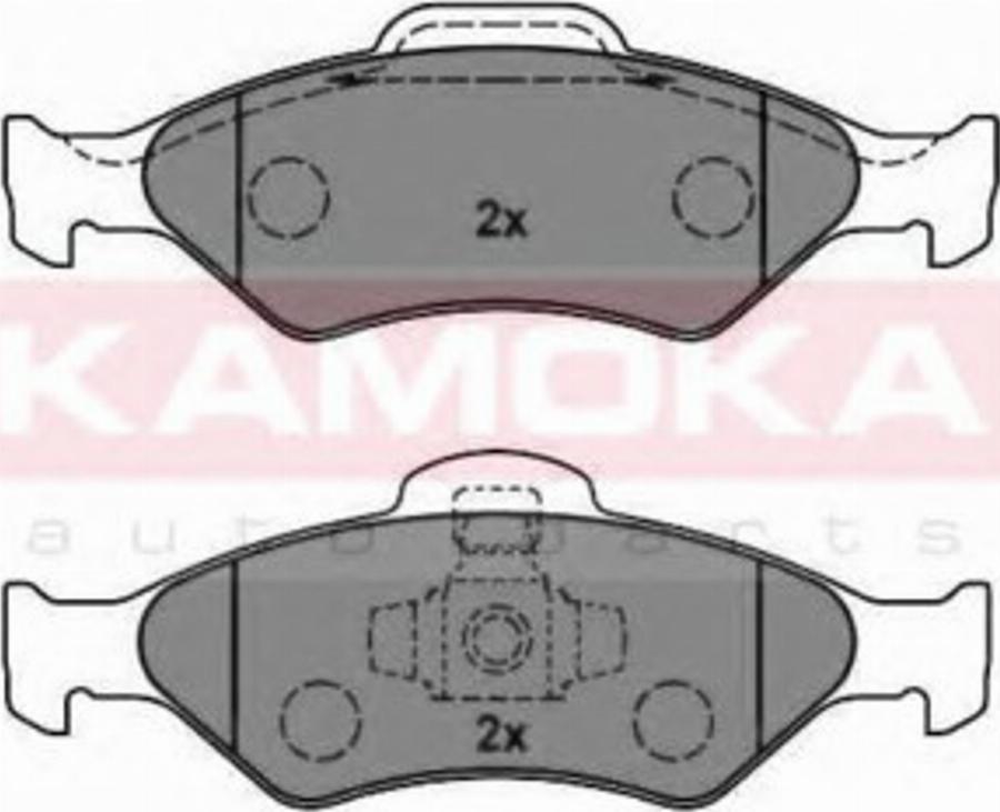 Kamoka 1012786 - Bremžu uzliku kompl., Disku bremzes www.autospares.lv