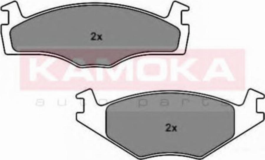 Kamoka 101784 - Тормозные колодки, дисковые, комплект www.autospares.lv