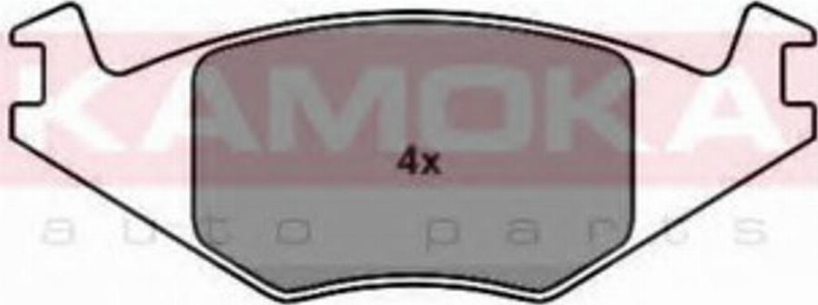 Kamoka 101770 - Brake Pad Set, disc brake www.autospares.lv