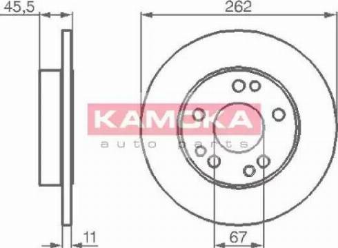 Kamoka 103106 - Bremžu diski autospares.lv