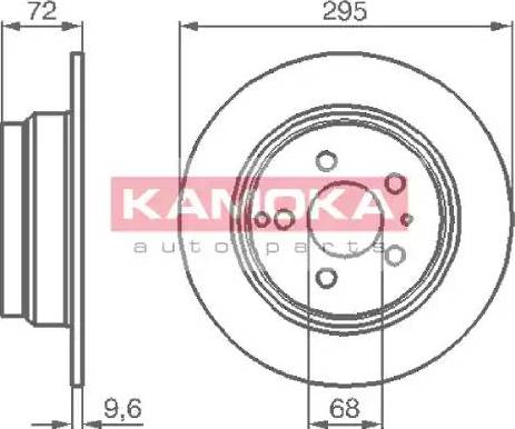 Kamoka 1031104 - Bremžu diski www.autospares.lv