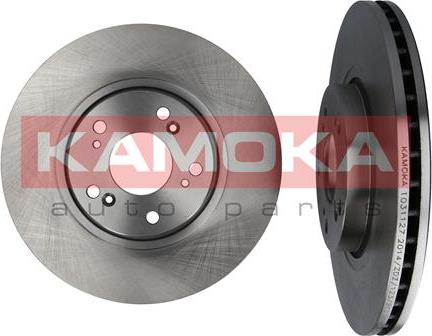 Kamoka 1031127 - Bremžu diski www.autospares.lv