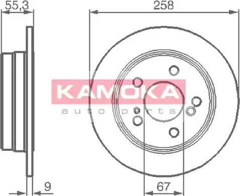 Kamoka 103244 - Bremžu diski autospares.lv