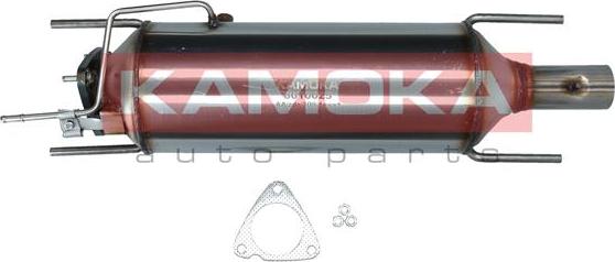 Kamoka 8010025 - Сажевый / частичный фильтр, система выхлопа ОГ www.autospares.lv