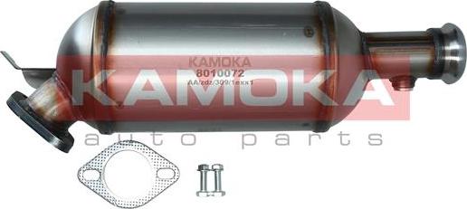 Kamoka 8010072 - Nosēdumu / Daļiņu filtrs, Izplūdes gāzu sistēma www.autospares.lv