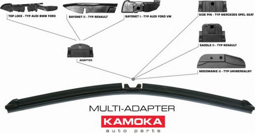 Kamoka 27575 - Щетка стеклоочистителя www.autospares.lv