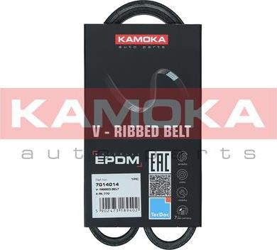 Kamoka 7014014 - Ķīļrievu siksna www.autospares.lv