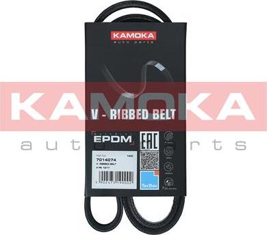 Kamoka 7014074 - Поликлиновой ремень www.autospares.lv