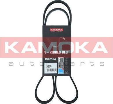 Kamoka 7016091 - V-Ribbed Belt www.autospares.lv