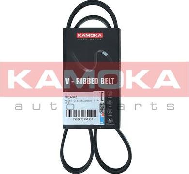 Kamoka 7016041 - Поликлиновой ремень www.autospares.lv