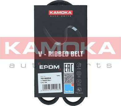 Kamoka 7016004 - Ķīļrievu siksna www.autospares.lv