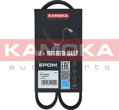 Kamoka 7016008 - Ķīļrievu siksna autospares.lv