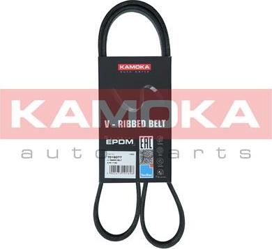 Kamoka 7016077 - Поликлиновой ремень www.autospares.lv