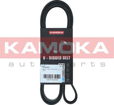 Kamoka 7016142 - V-Ribbed Belt www.autospares.lv