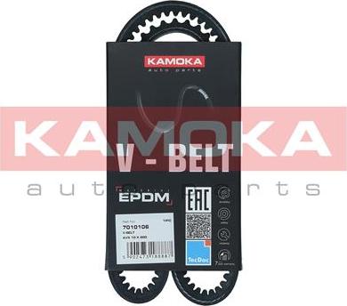 Kamoka 7010106 - Клиновой ремень, поперечные рёбра www.autospares.lv