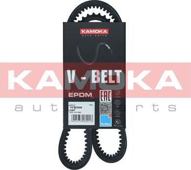 Kamoka 7010306 - Клиновой ремень, поперечные рёбра www.autospares.lv