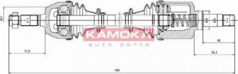 Kamoka CT1138933 - Piedziņas vārpsta www.autospares.lv