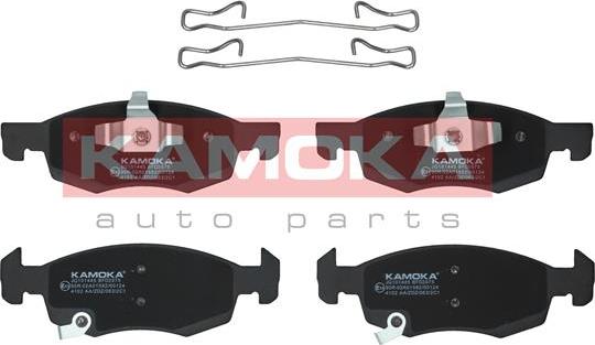 Kamoka JQ101445 - Bremžu uzliku kompl., Disku bremzes www.autospares.lv