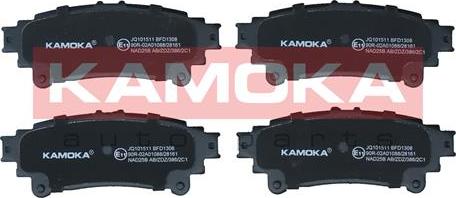 Kamoka JQ101511 - Bremžu uzliku kompl., Disku bremzes www.autospares.lv