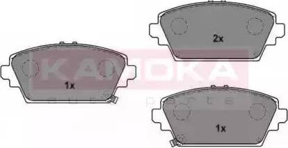 Kamoka JQ1016372 - Bremžu uzliku kompl., Disku bremzes www.autospares.lv