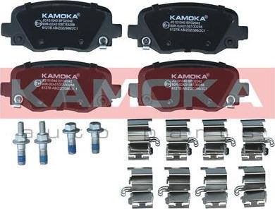 Kamoka JQ101040 - Bremžu uzliku kompl., Disku bremzes www.autospares.lv