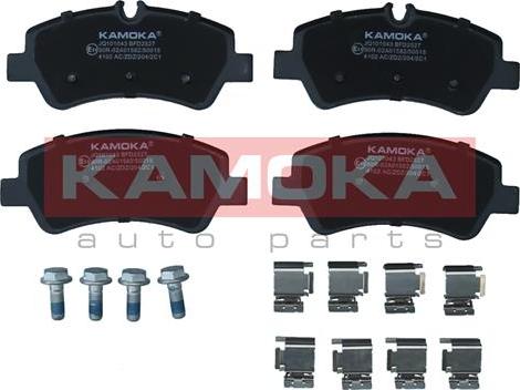 Kamoka JQ101043 - Bremžu uzliku kompl., Disku bremzes www.autospares.lv