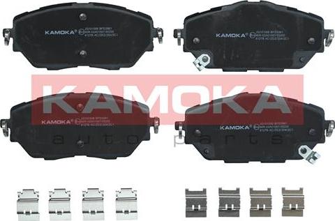 Kamoka JQ101006 - Bremžu uzliku kompl., Disku bremzes www.autospares.lv