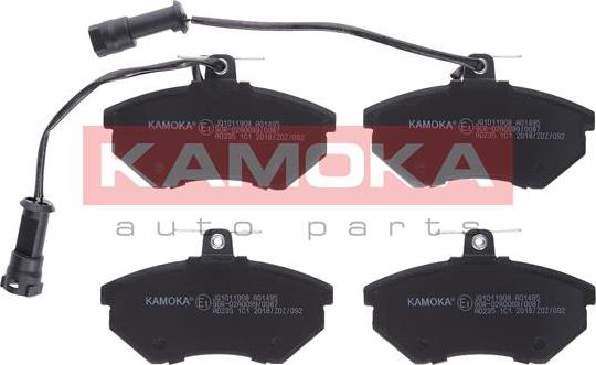 Kamoka JQ1011908 - Тормозные колодки, дисковые, комплект www.autospares.lv