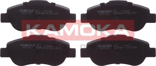 Kamoka JQ101152 - Brake Pad Set, disc brake www.autospares.lv