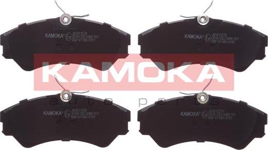 Kamoka JQ1011570 - Тормозные колодки, дисковые, комплект www.autospares.lv