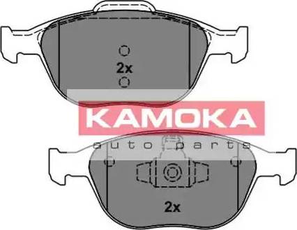 Kamoka JQ101161 - Тормозные колодки, дисковые, комплект www.autospares.lv