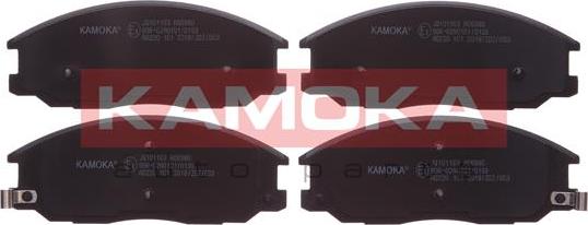 Kamoka JQ101163 - Тормозные колодки, дисковые, комплект www.autospares.lv