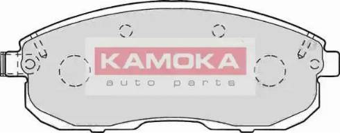 Kamoka JQ101106 - Тормозные колодки, дисковые, комплект www.autospares.lv