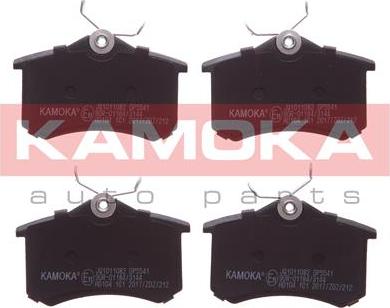 Kamoka JQ1011082 - Тормозные колодки, дисковые, комплект www.autospares.lv