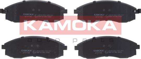 Kamoka JQ101180 - Brake Pad Set, disc brake www.autospares.lv