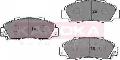 Kamoka JQ1011810 - Brake Pad Set, disc brake www.autospares.lv