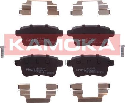 Kamoka JQ101136 - Brake Pad Set, disc brake www.autospares.lv