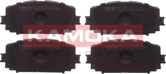 Kamoka JQ101173 - Bremžu uzliku kompl., Disku bremzes autospares.lv